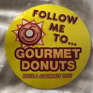 gourmet donuts sticker